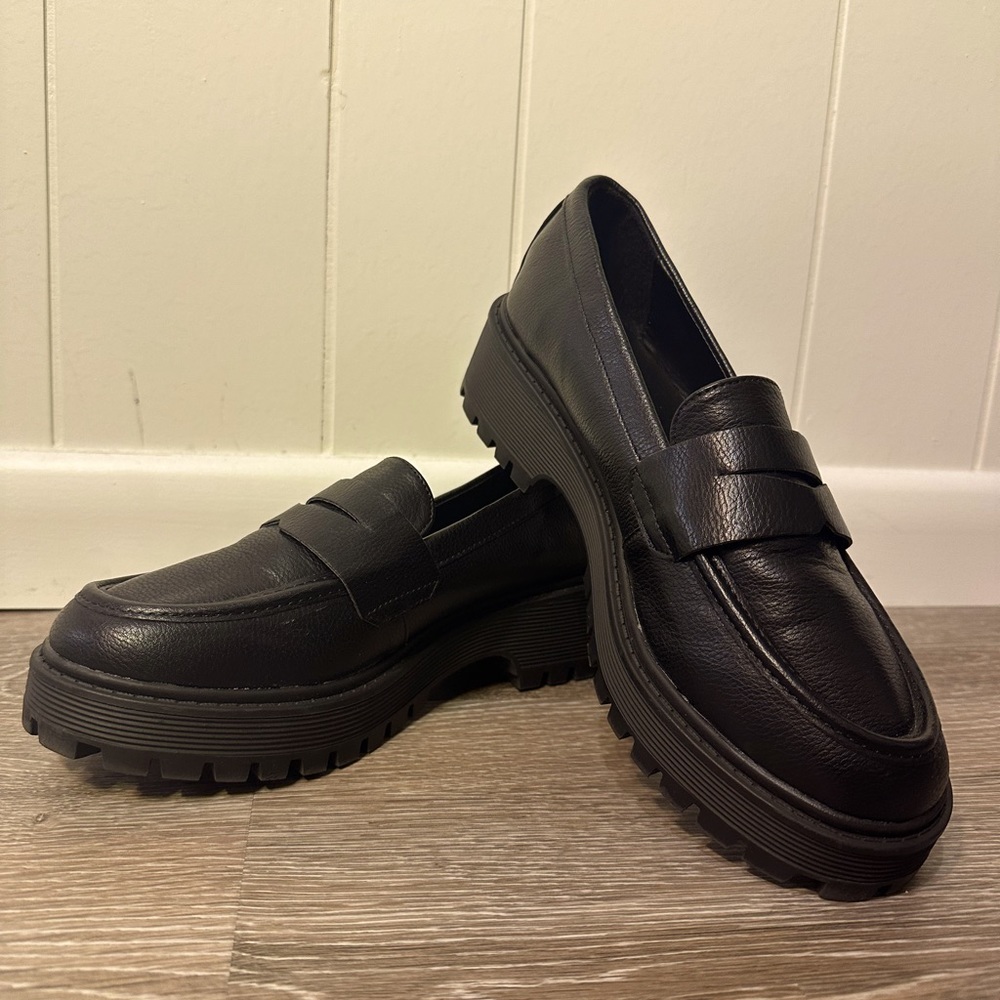 Sincerely Jules | Black Platform Loafer | 10M